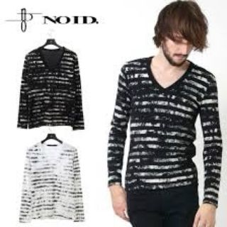 ノーアイディー(NO ID.)の未使用品NO ID.クラックボーダーロンTトルネードマート5351SHELLAC(Tシャツ/カットソー(七分/長袖))