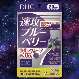 ディーエイチシー(DHC)のDHC 速攻ブルーベリー 20日分×1袋 賞味期限2025.7(その他)