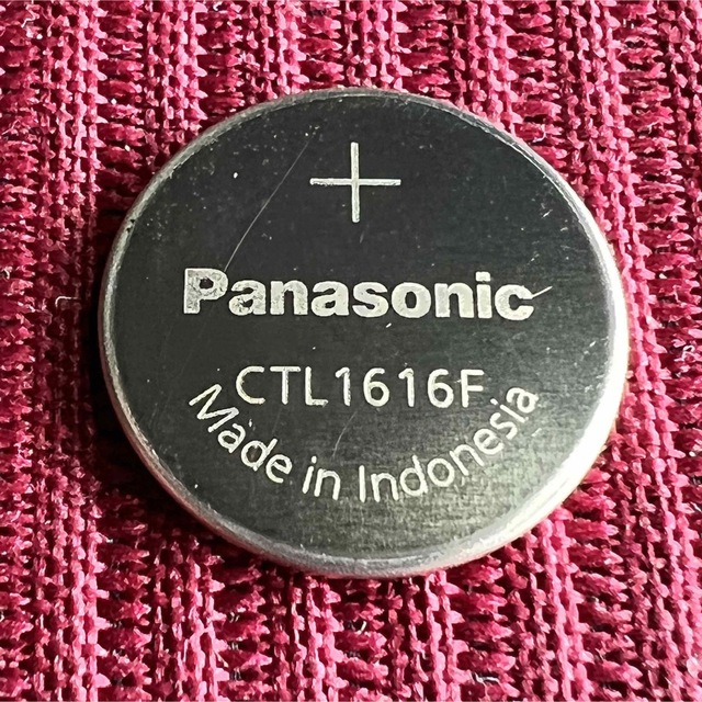 Panasonic(パナソニック)の郵送 パナソニック 二次電池 CTL1616 カシオに メンズの時計(腕時計(デジタル))の商品写真