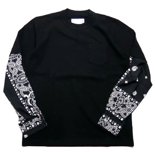 sacai(サカイ)のsacai サカイ　 21SS ARCHIVE PRINT MIX ロンT メンズのトップス(Tシャツ/カットソー(七分/長袖))の商品写真