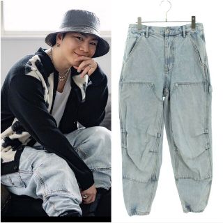 ポイント2倍 登坂広臣着 ALEXANDER WANG デニムカーゴパンツ 24インチ