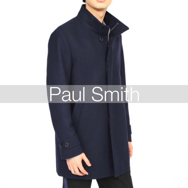 【Paul Smith】MELTON STAND COLLAR COAT