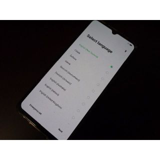 オッポ(OPPO)のOPPO A73 SIMフリースマホ　紺色(スマートフォン本体)