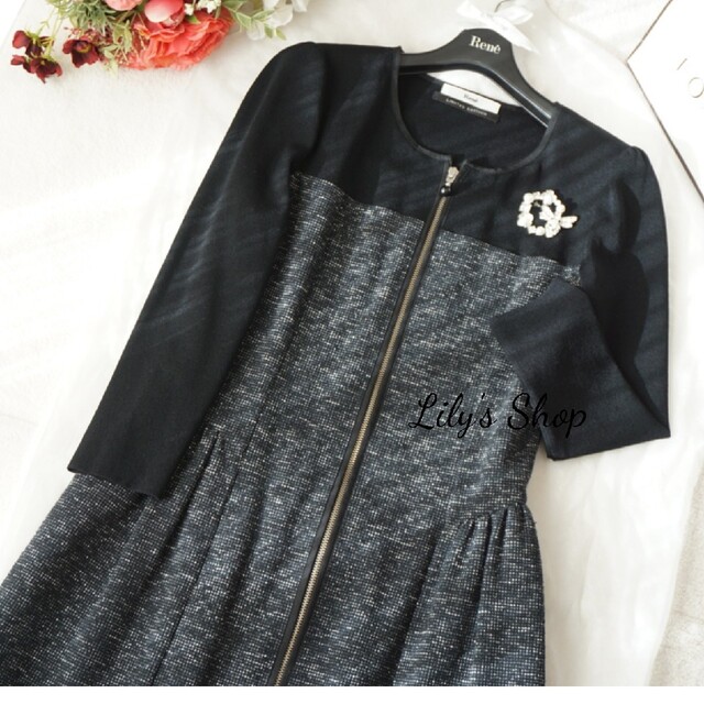 極美品♡ルネ♡ニットワンピース コート umbandung.ac.id