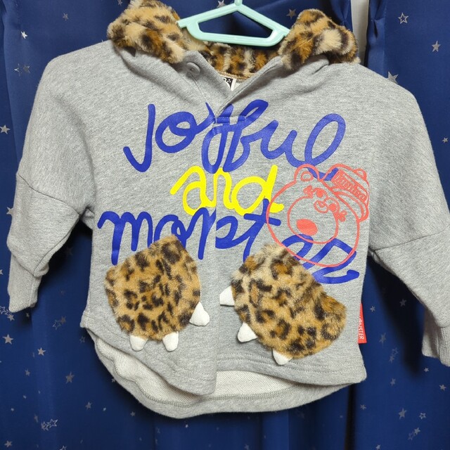 JAM(ジャム)の新品❤JAM フード付きパーカー 90cm キッズ/ベビー/マタニティのキッズ服女の子用(90cm~)(ジャケット/上着)の商品写真