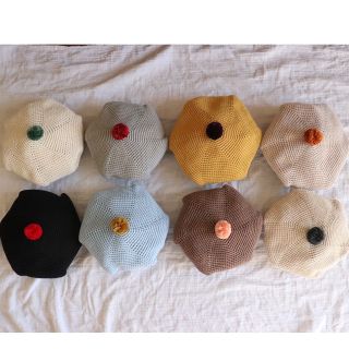 ◎シュウマイ帽子◎ハンドメイド　オーダーメイド帽子　ベレー帽　ニット帽(帽子)