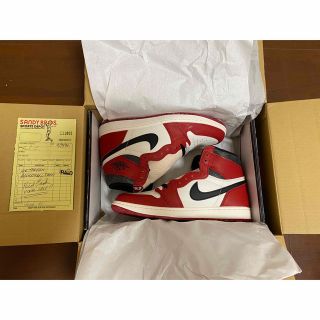 ナイキ(NIKE)の新品NIKE Air Jordan 1  Chicago シカゴ US10 28(スニーカー)