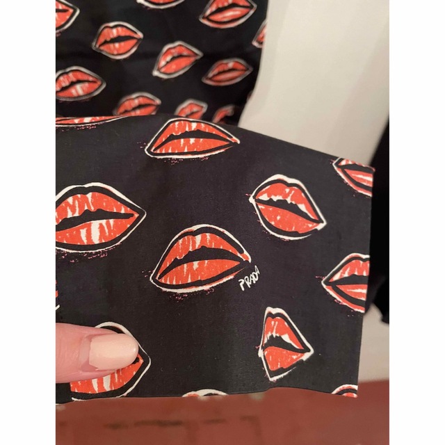 PRADA(プラダ)のPRADA lip👄 pants. レディースのパンツ(クロップドパンツ)の商品写真