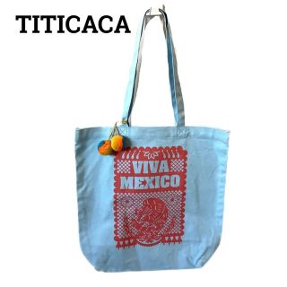 チチカカ(titicaca)の【川口春奈さん着用の柄違い】TITICACA チチカカ キャンバス　トートバッグ(トートバッグ)