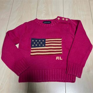 ラルフローレン(Ralph Lauren)のラルフローレン　キッズ　ニット　国旗(ニット)