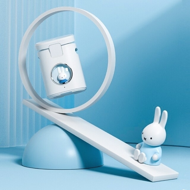 miffy(ミッフィー)の【日本未発売】ミッフィー×MIPOW🎶ワイヤレス充電器スタンド スピーカー スマホ/家電/カメラのオーディオ機器(スピーカー)の商品写真