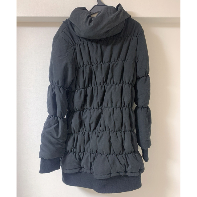 ジャンパー 黒 レディースのジャケット/アウター(ロングコート)の商品写真