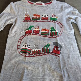 エイチアンドエム(H&M)のクリスマス柄　長袖Tシャツ(Tシャツ/カットソー)