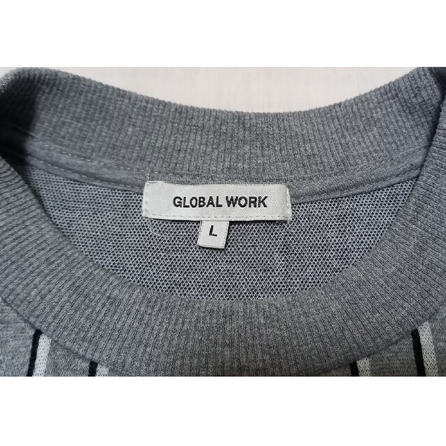 GLOBAL WORK(グローバルワーク)のメンズ  GLOBAL WORK  の  おしゃれ ストライプ トレーナー メンズのトップス(スウェット)の商品写真