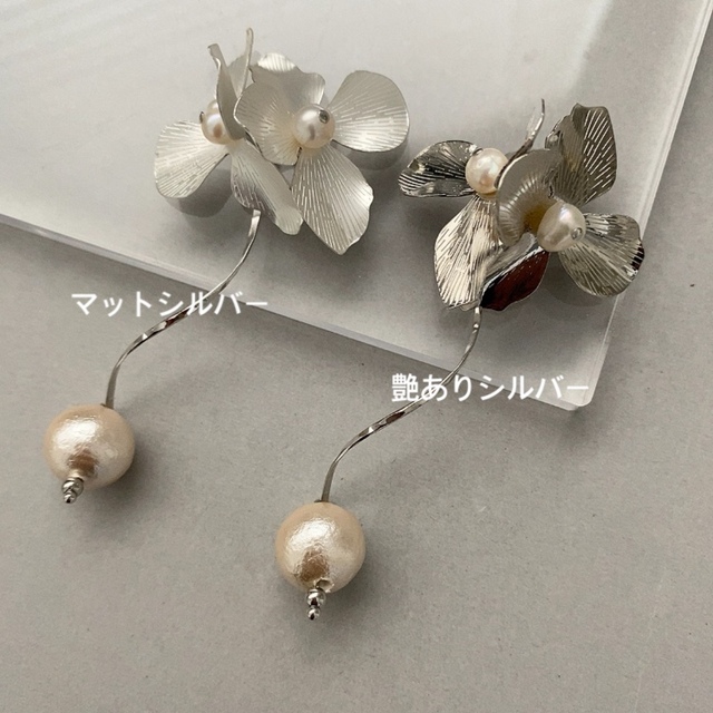 bridal pierce ハンドメイドのアクセサリー(ピアス)の商品写真