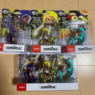 ニンテンドースイッチ(Nintendo Switch)のスプラトゥーン3 amiibo トリプルセット他　合計6体(その他)