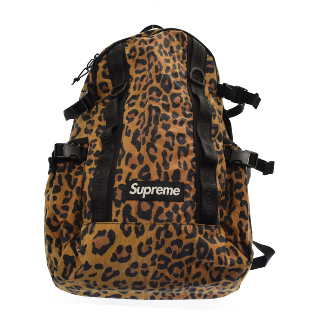 66センチショルダーベルト最長SUPREME シュプリーム 20AW Backpack バックパック リュック デイパック レオパード ブラウン