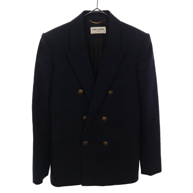 SAINT LAURENT PARIS サンローランパリ 21AW ウール ダブル テーラード ジャケット ネイビー 564154 レディース | フリマアプリ ラクマ SAINT LAURENT PARIS サンローランパリ 21AW ウール ダブル テーラード ジャケット ネイビー 564154 レディース | フリマアプリ ラクマ