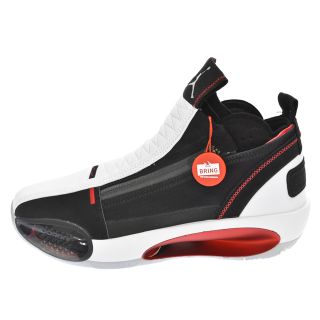 ナイキ(NIKE)のNIKE ナイキ AIR JORDAN XXXIV SE PF エアジョーダン34 ハイカットスニーカー ブラック/レッド オルビット CU1548-001 US9.5(スニーカー)