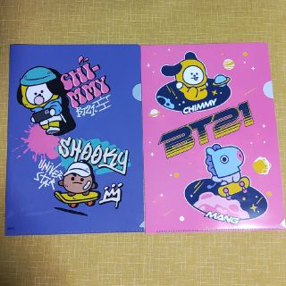 ビーティーイシビル(BT21)のBT21　クリアファイル　くら寿司コラボ　2種類(クリアファイル)