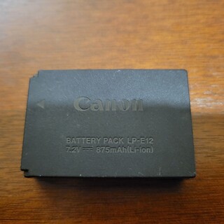 キヤノン(Canon)のCanon  BATTERY PACK LP-E12(バッテリー/充電器)