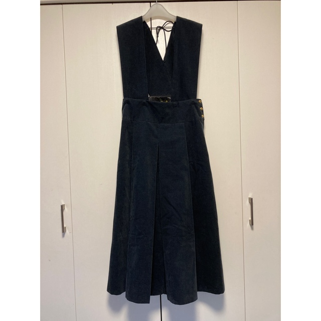 Drawer - drawer コーデュロイ ストラップワンピース サイズ38 美品の