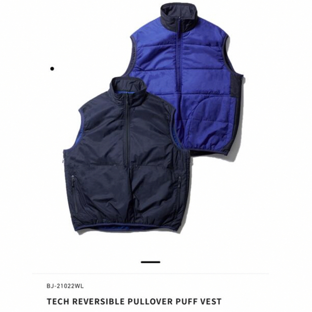 1LDK SELECT(ワンエルディーケーセレクト)のDAIWA PIER39 TECH REVERSIBLE  PUFF VEST  メンズのトップス(ベスト)の商品写真