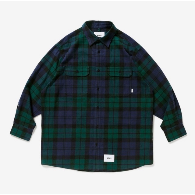 WTAPS 22aw DECK LS COTTON FLANNEL  M