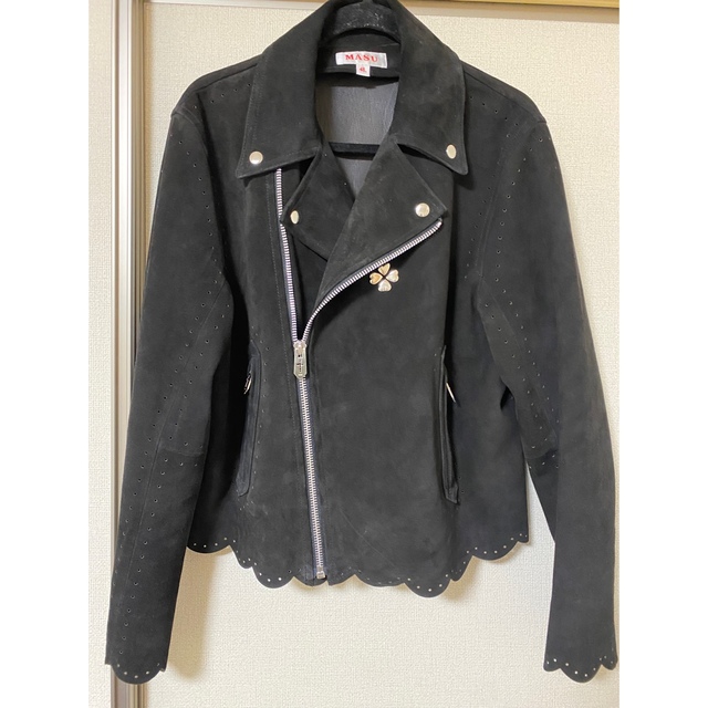 MASU SCALLOP LEATHER JACKET | peacoop.or.th