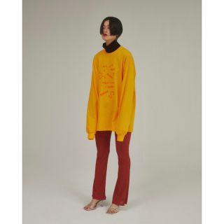 メゾンスペシャル(MAISON SPECIAL)のSelenahelios Knit flare leggings(カジュアルパンツ)