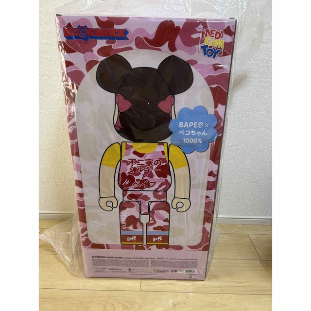 BE@RBRICK - ペコちゃん ベアブリック BAPE 1000%の通販 by けん's