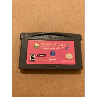 ゲームボーイアドバンス(ゲームボーイアドバンス)の激レア GBA ハロー キティ Happy Party Pals 輸入版(携帯用ゲームソフト)