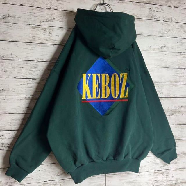 超絶希少カラー】 KEBOZ パーカー 即完売モデル 両面刺繍ロゴ 入手困難