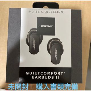 Bose quietcomfort earbuds ⅱ 新品未開封(ストラップ/イヤホンジャック)