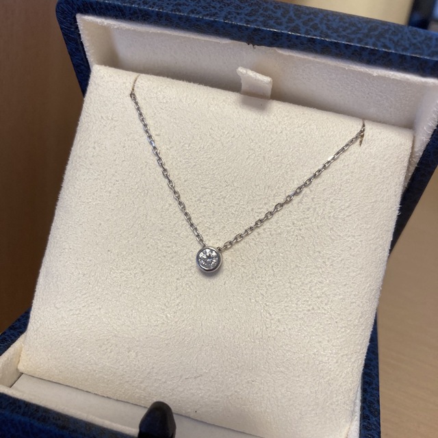 ミキモト ダイヤネックレス　D0.18ct pt950 ケースは含まず