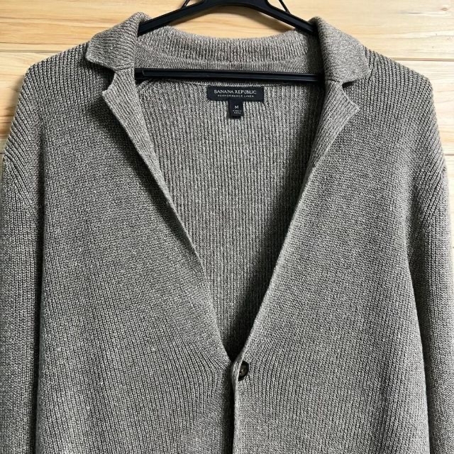 Banana Republic(バナナリパブリック)のBANANA REPUBLIC バナナリパブリック　カーディガン　M メンズのトップス(カーディガン)の商品写真