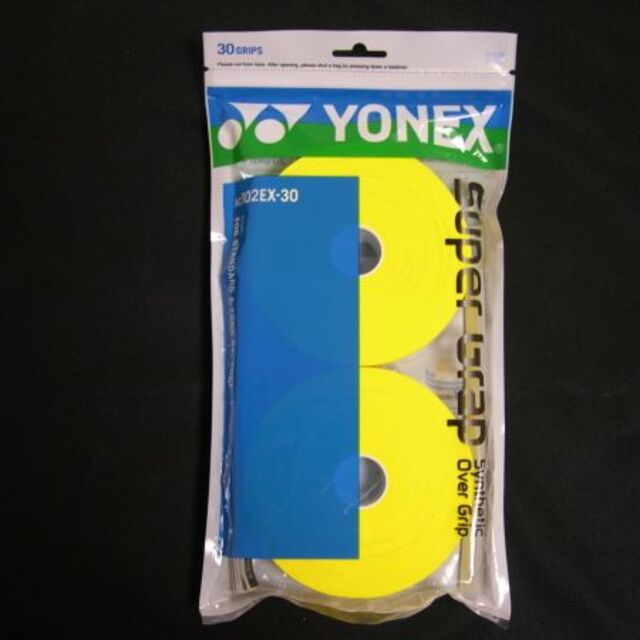 YONEX（ヨネックス）グリップテープ(ウェット)30本入り（黄）