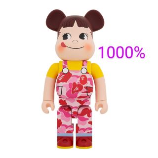 ベアブリック(BE@RBRICK)のBE@BRICK　BAPE×ペコちゃん1000%(ピンク)(その他)