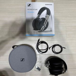 ゼンハイザー(SENNHEISER)のSENNHEISER MOMENTUM3 wireless ブラック(ヘッドフォン/イヤフォン)