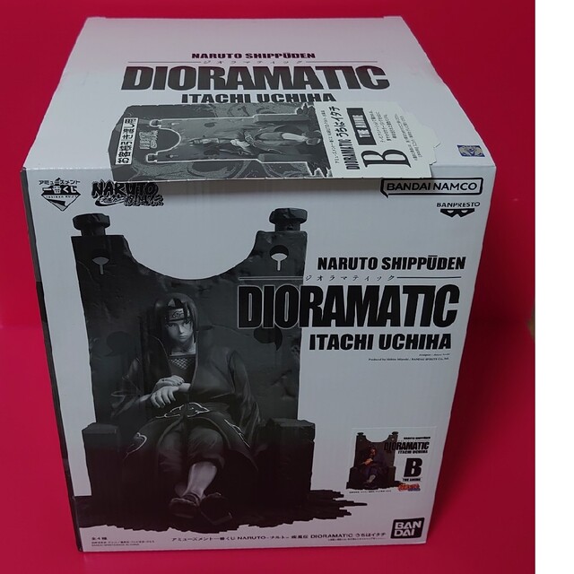 1点未開封半券付 B賞 うちはイタチ DIORAMATIC -ナルト- 疾風伝