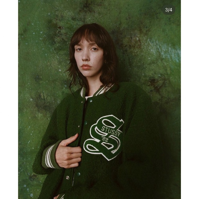 STUSSY(ステューシー)のstussy varsity jacket  メンズのジャケット/アウター(スタジャン)の商品写真