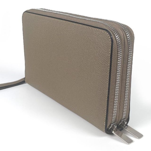 定番の中古商品 Valextra - セカンドバッグ 長財布 ダブルファスナー