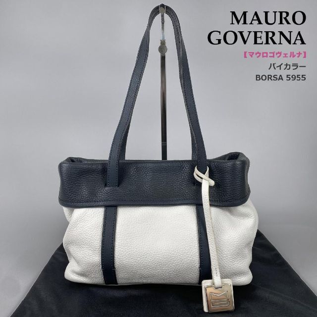 MAURO GOVERNA レザー ハンドバッグ マウロゴヴェルナ BORSA