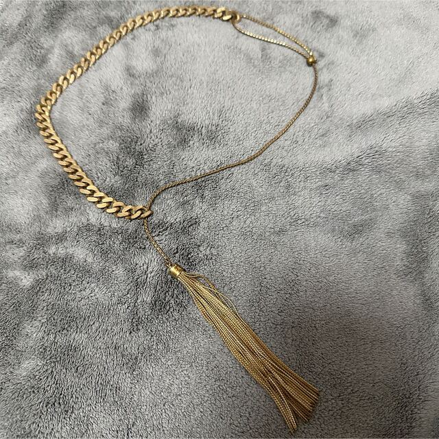 Ameri VINTAGE(アメリヴィンテージ)の【Ameri】 CHAIN FRINGE NECKLACE レディースのアクセサリー(ネックレス)の商品写真