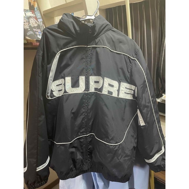 supreme s paneled track jacket スケーター上野新平メンズ