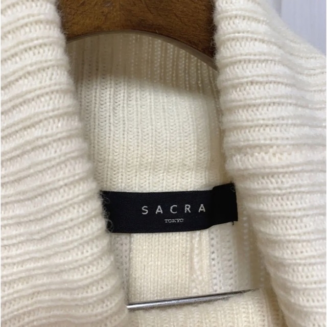 雑誌掲載‼️即完売‼️サクラ　sacra ニット　38 バックスタイル　リボン