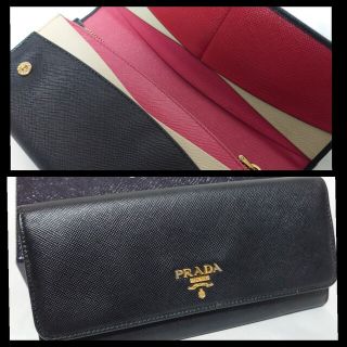 プラダ(PRADA)のPRADA 長財布 サフィアーノ(財布)