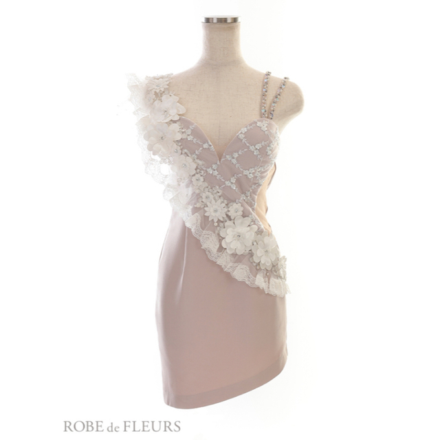 ROBE(ローブ)のローブドフルール ドレス Sサイズ ピンク レディースのフォーマル/ドレス(ナイトドレス)の商品写真