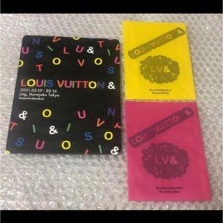 ルイヴィトン(LOUIS VUITTON)のLouis Vuitton展　ルイヴィトン展　ステッカー　シール2種　案内状1枚(ノベルティグッズ)