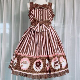 アンジェリックプリティー(Angelic Pretty)のMelty Chocolate JSKカチュ(セット/コーデ)